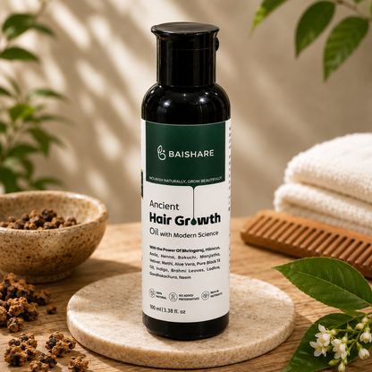 Ancient Hair Growth Oil – 15+ Ayurvedic Herbs