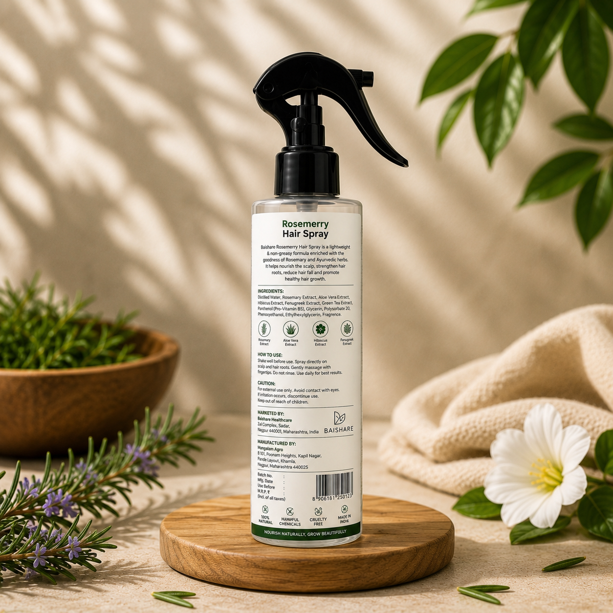 Rosemerry Hair Spray – For Hair Growth
